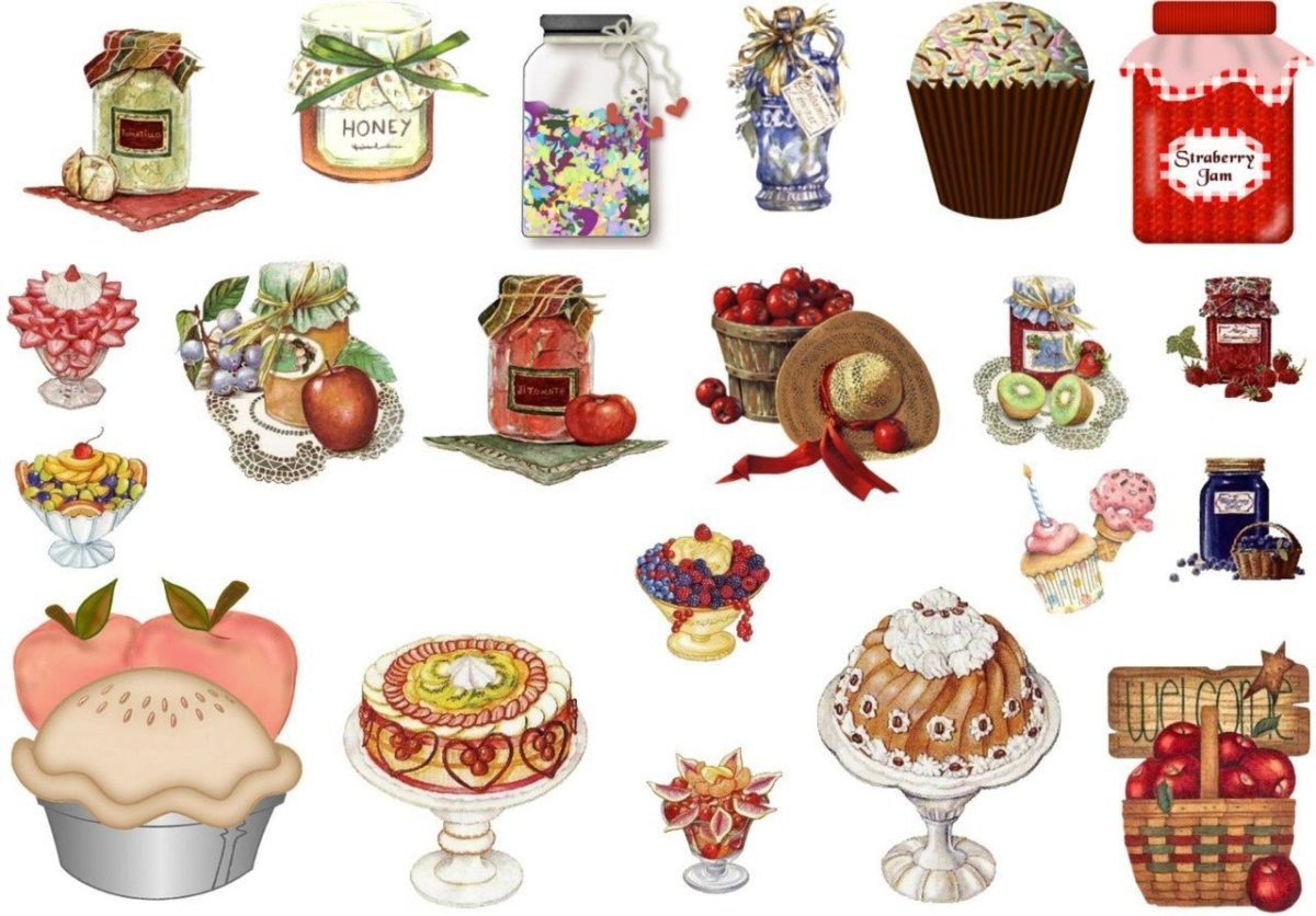 Кулинарные Стикеры