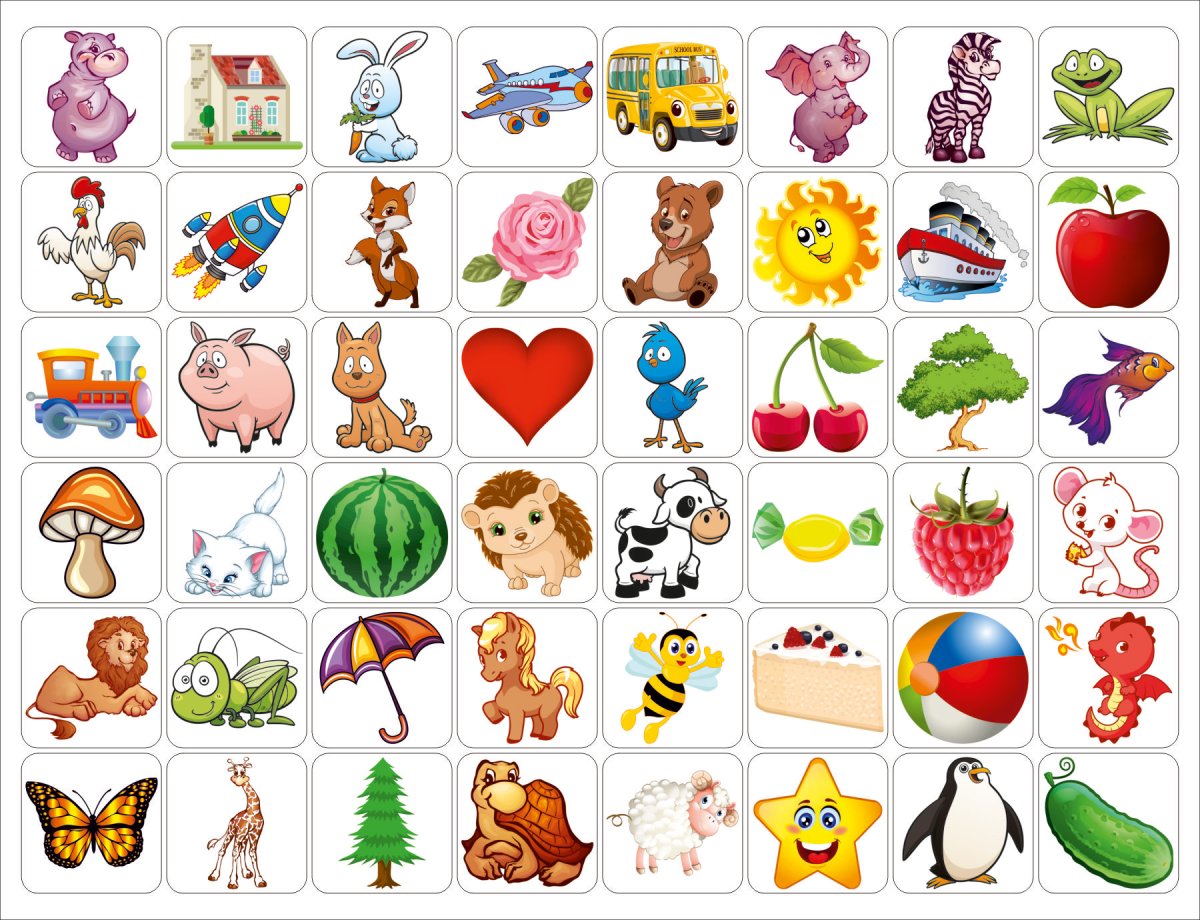 Наклейки детские маленькие