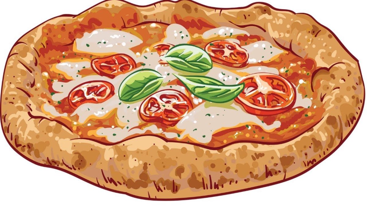 Стилизованная пицца