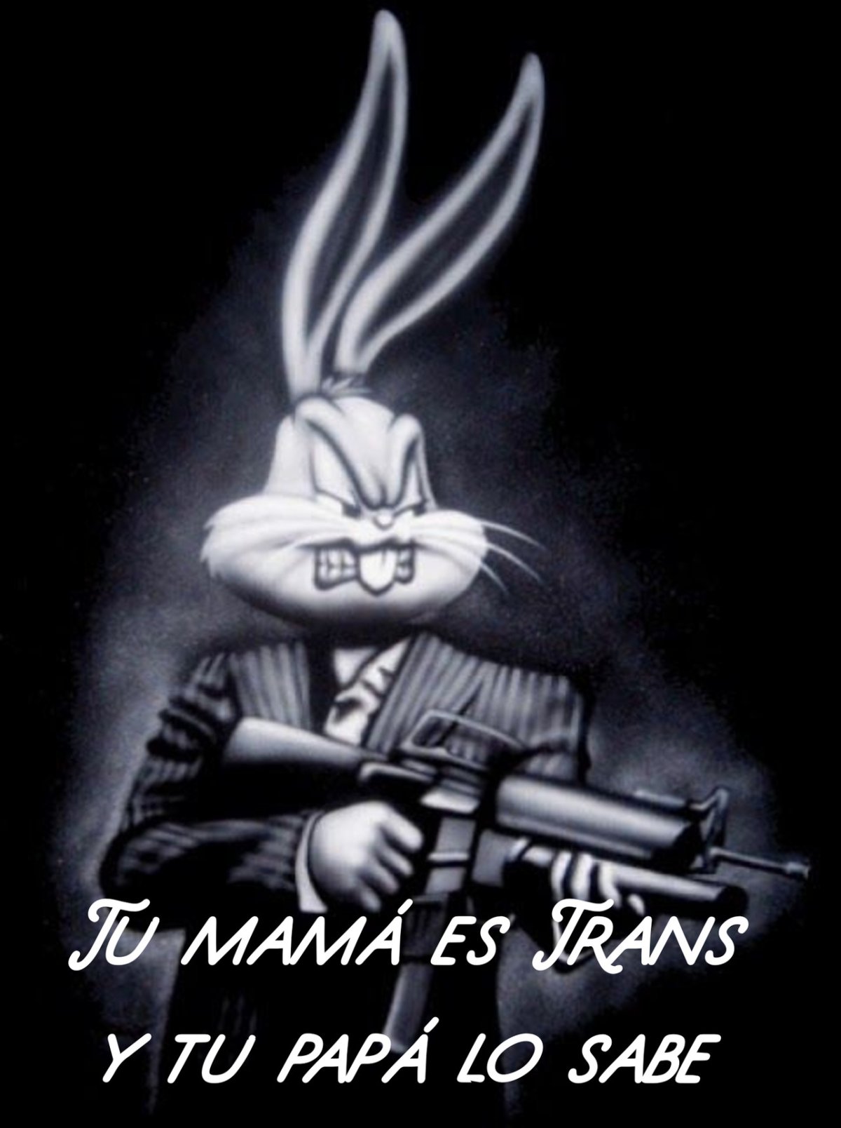 Заяц с оружием