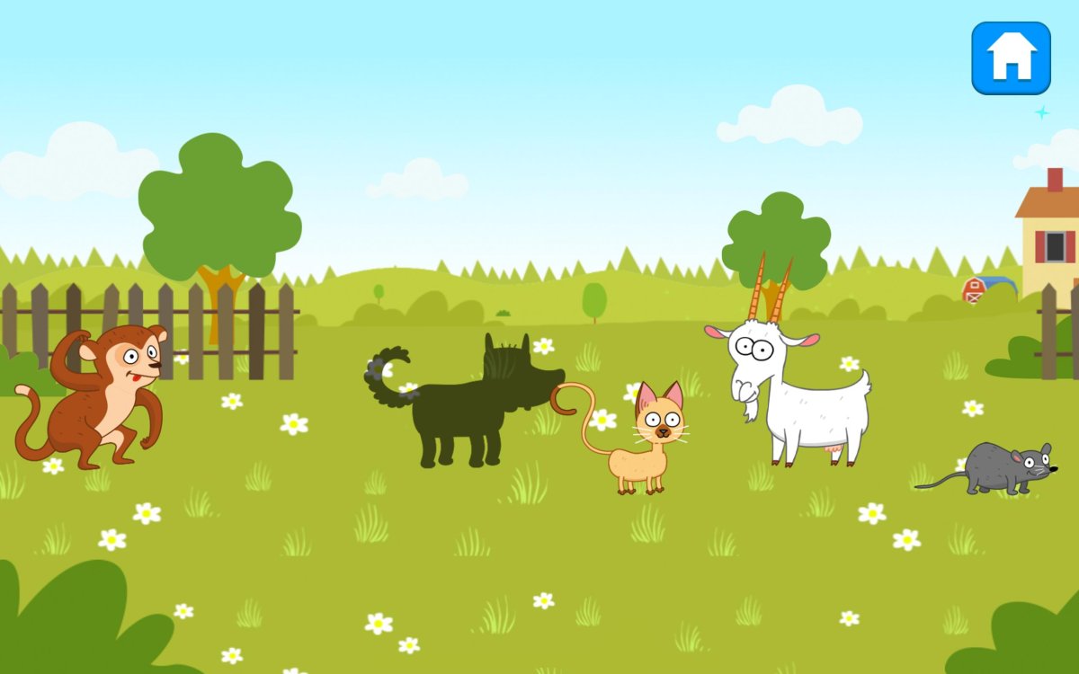 Синий трактор корова