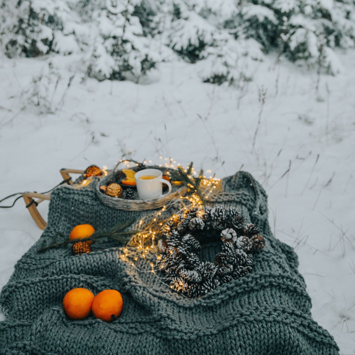 Зимние уютные вещи