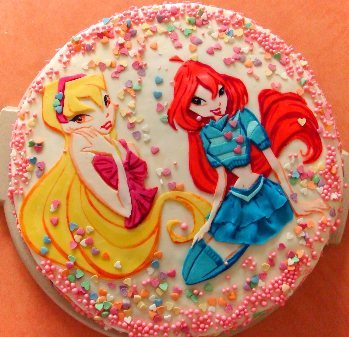 Торт прямоугольный Винкс