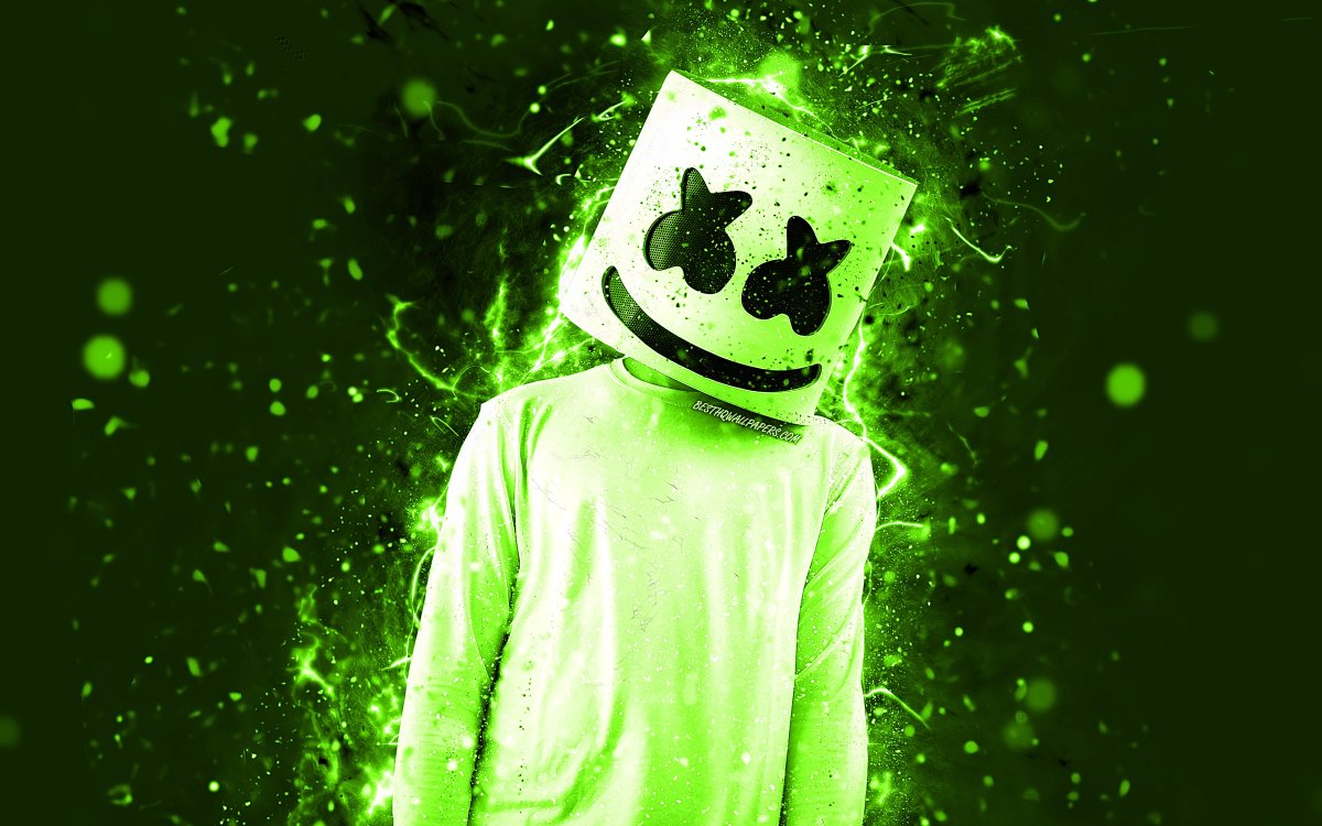 Кристофер Комсток Marshmello без маски