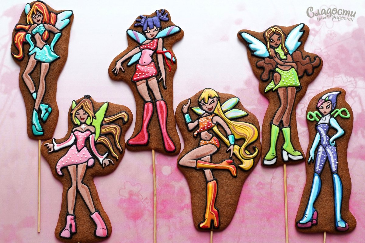 Торт с феей Блум