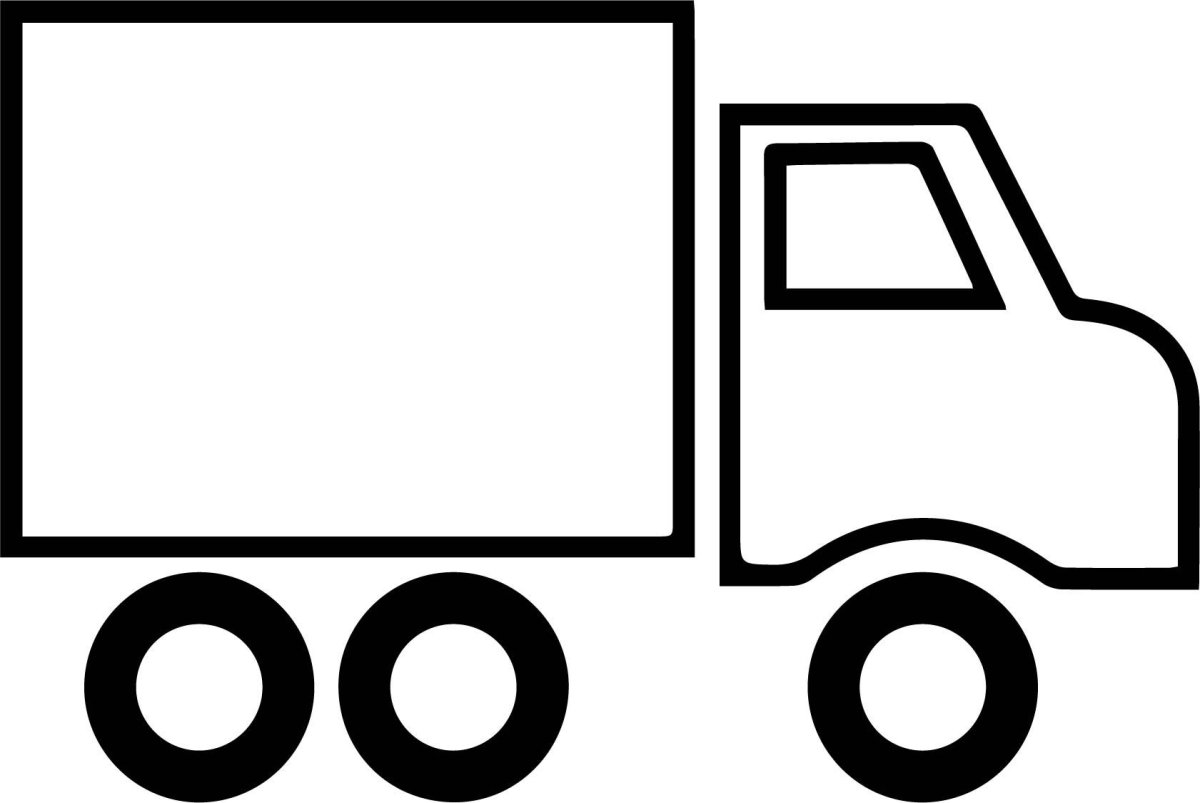 Фура черно белая