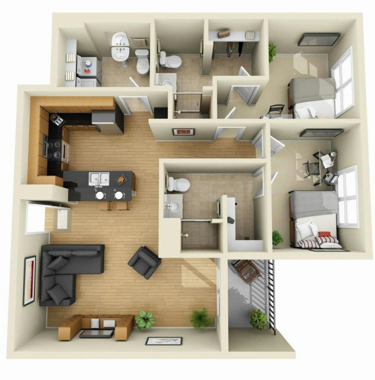 Планировка американских квартир