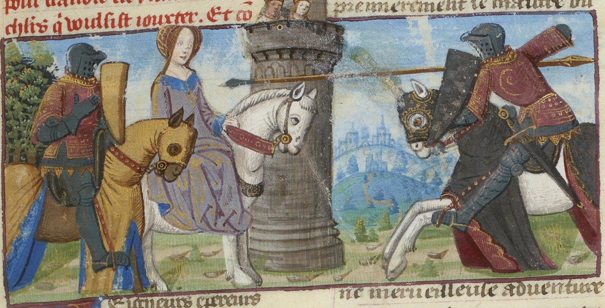 Средневековые миниатюры красная строка p