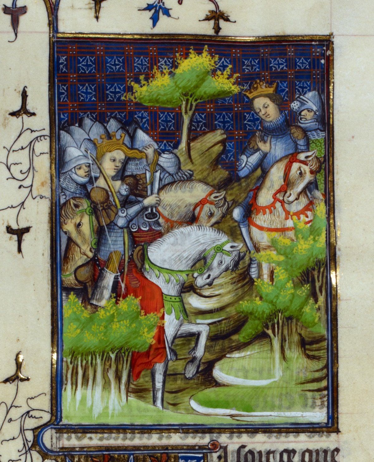 Средневековые миниатюры разбойник