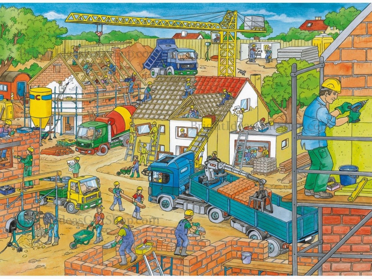 Пазл Ravensburger стройка