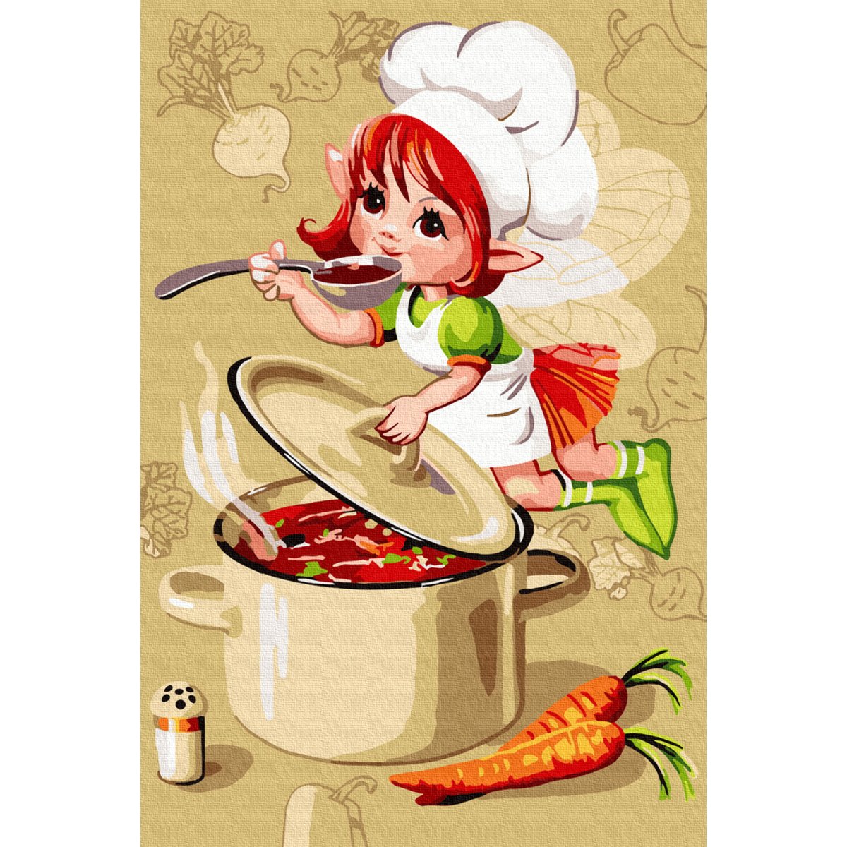 Алмазная мозаика повар