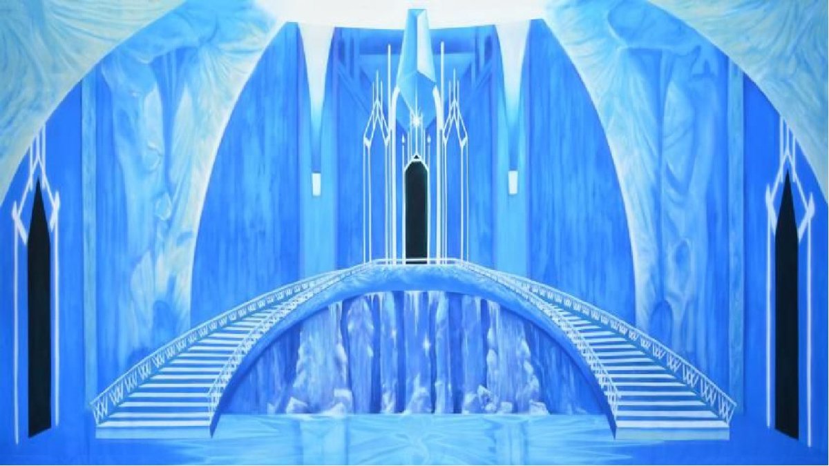 Холодное сердце дворец Эльзы