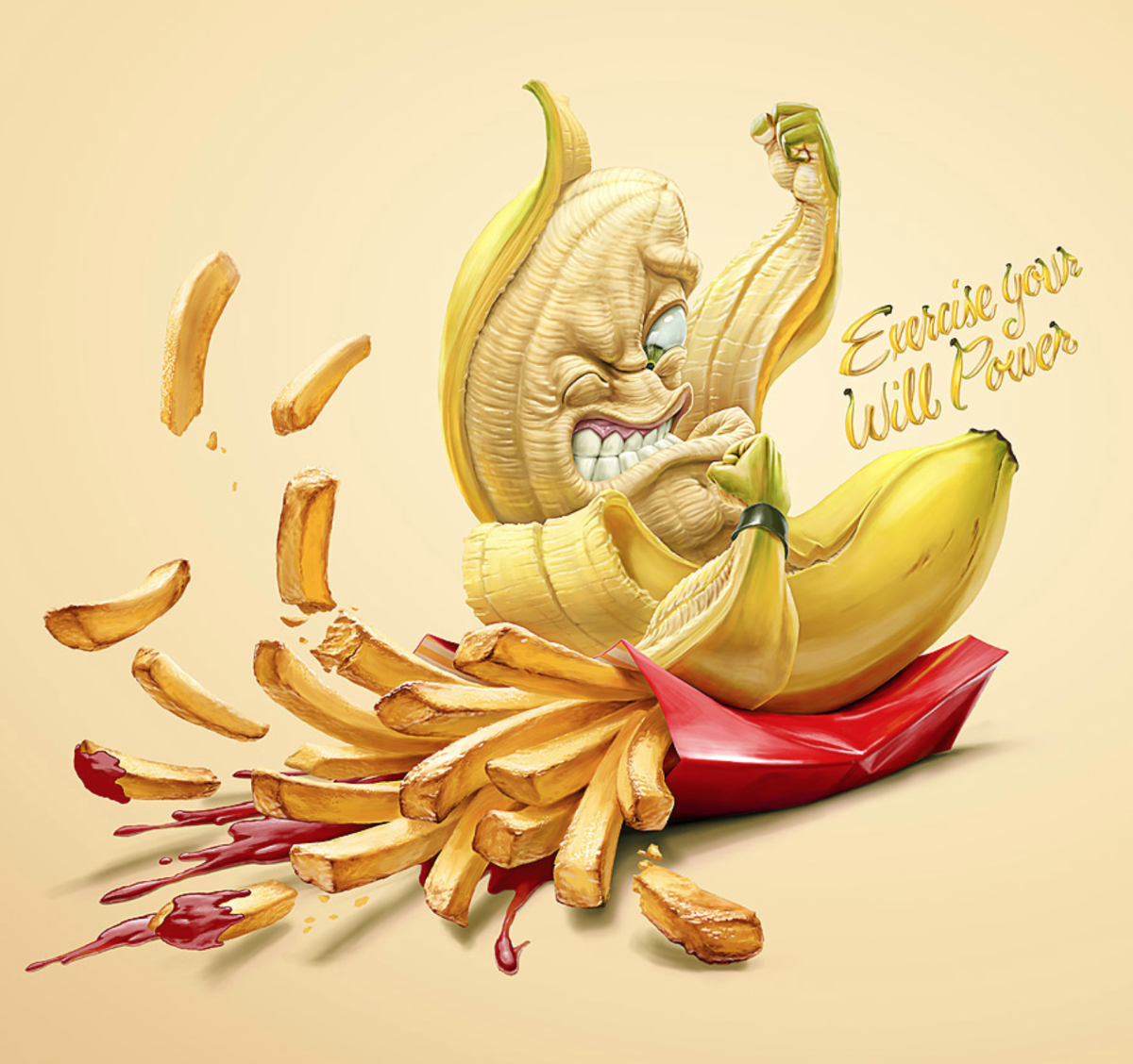 Креативный банан