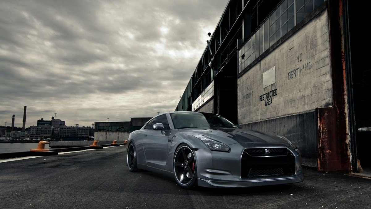 Nissan Skyline GTR r35 киберпанк