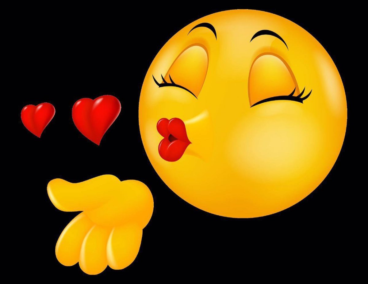 Смайлики поцелуйчики