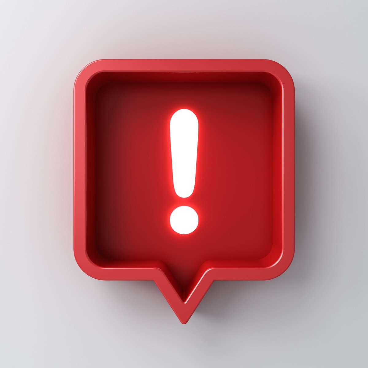 Восклицательный знак 3d