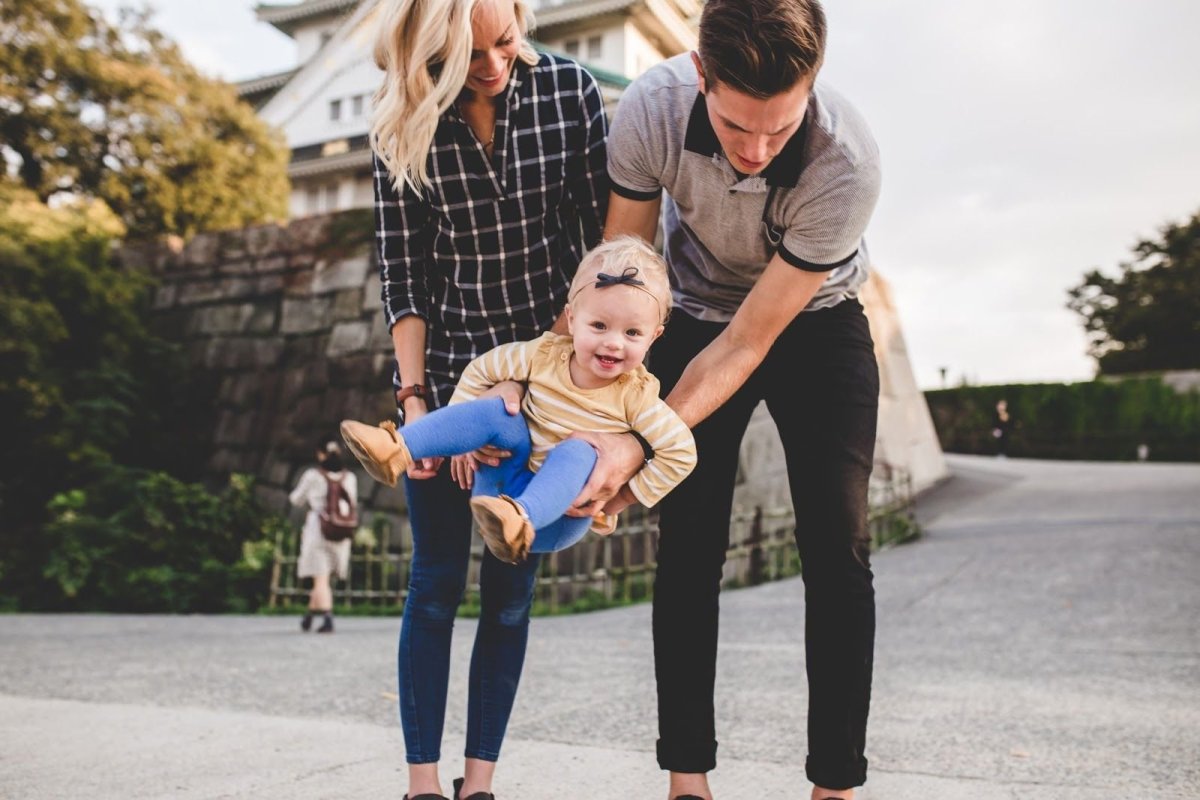 Стильные дети с родителями