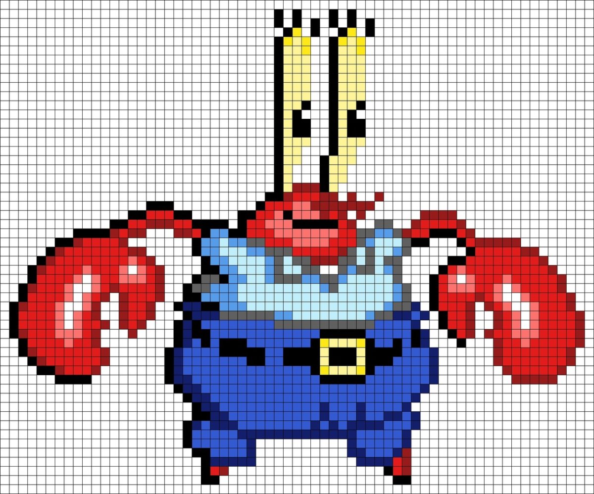 Винни пух по клеткам