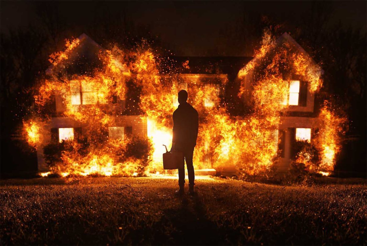 Пожар в доме