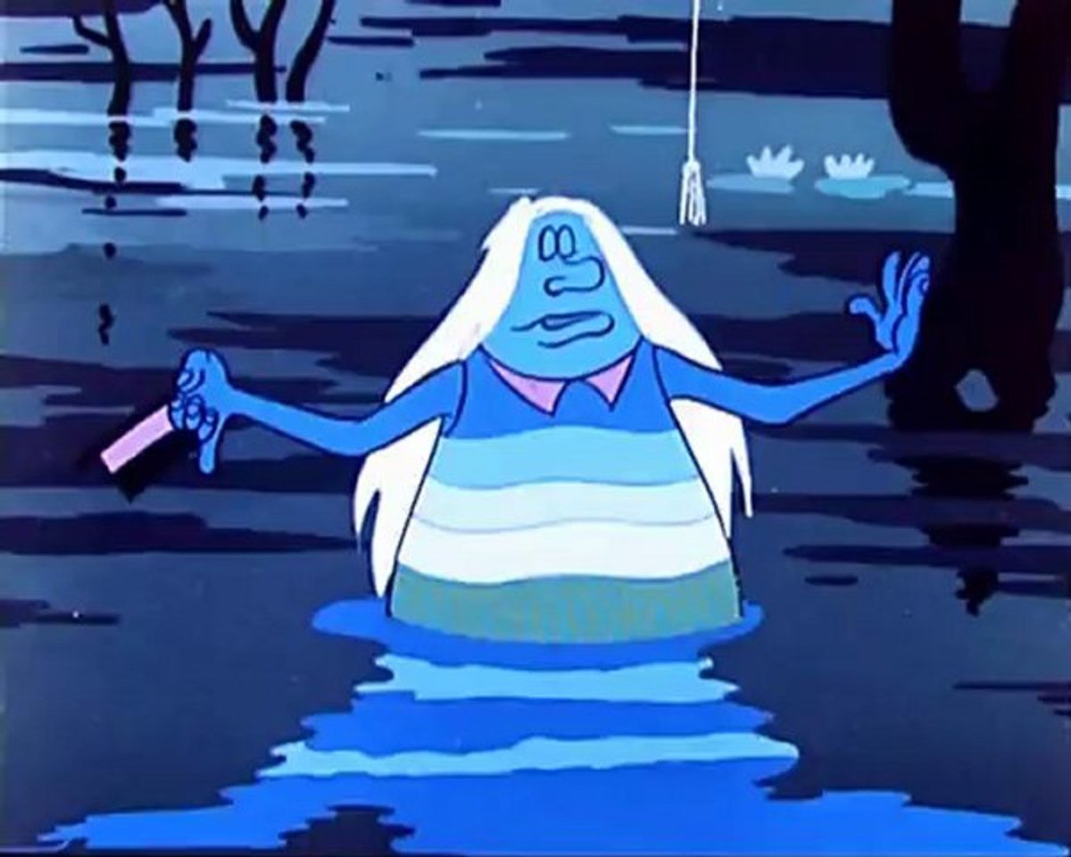 Водяной из мультика Летучий корабль