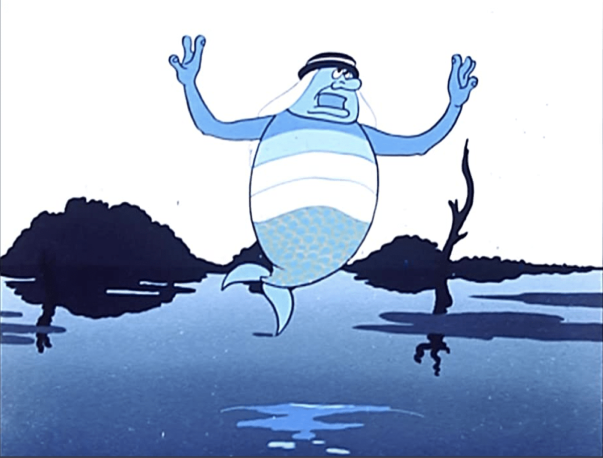 Летучий корабль мультфильм водяной