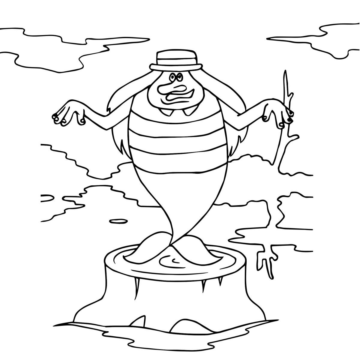 Летучий корабль мультфильм Русалка