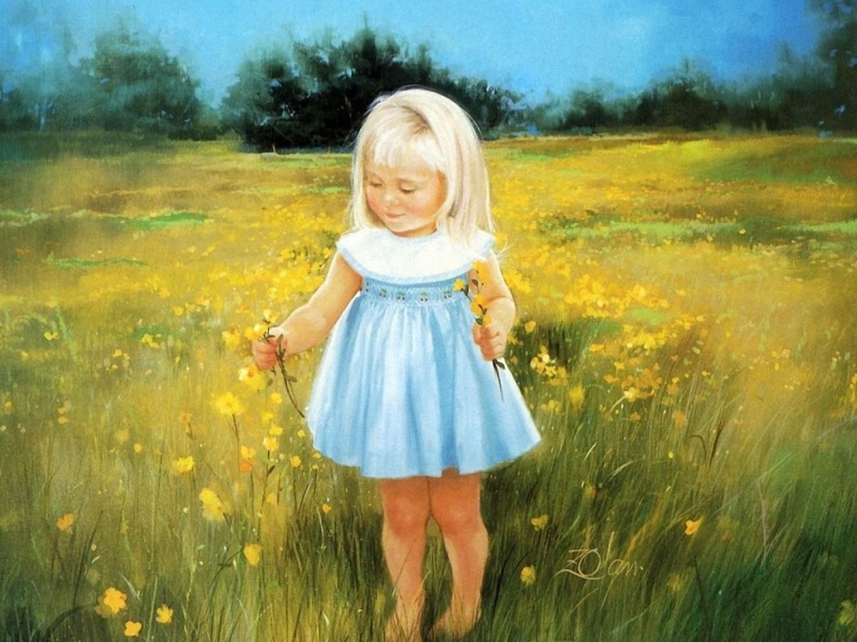 Рисунок на тему детство