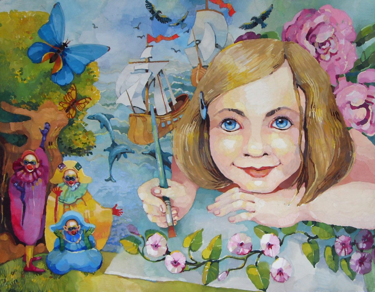 Детство рисунок