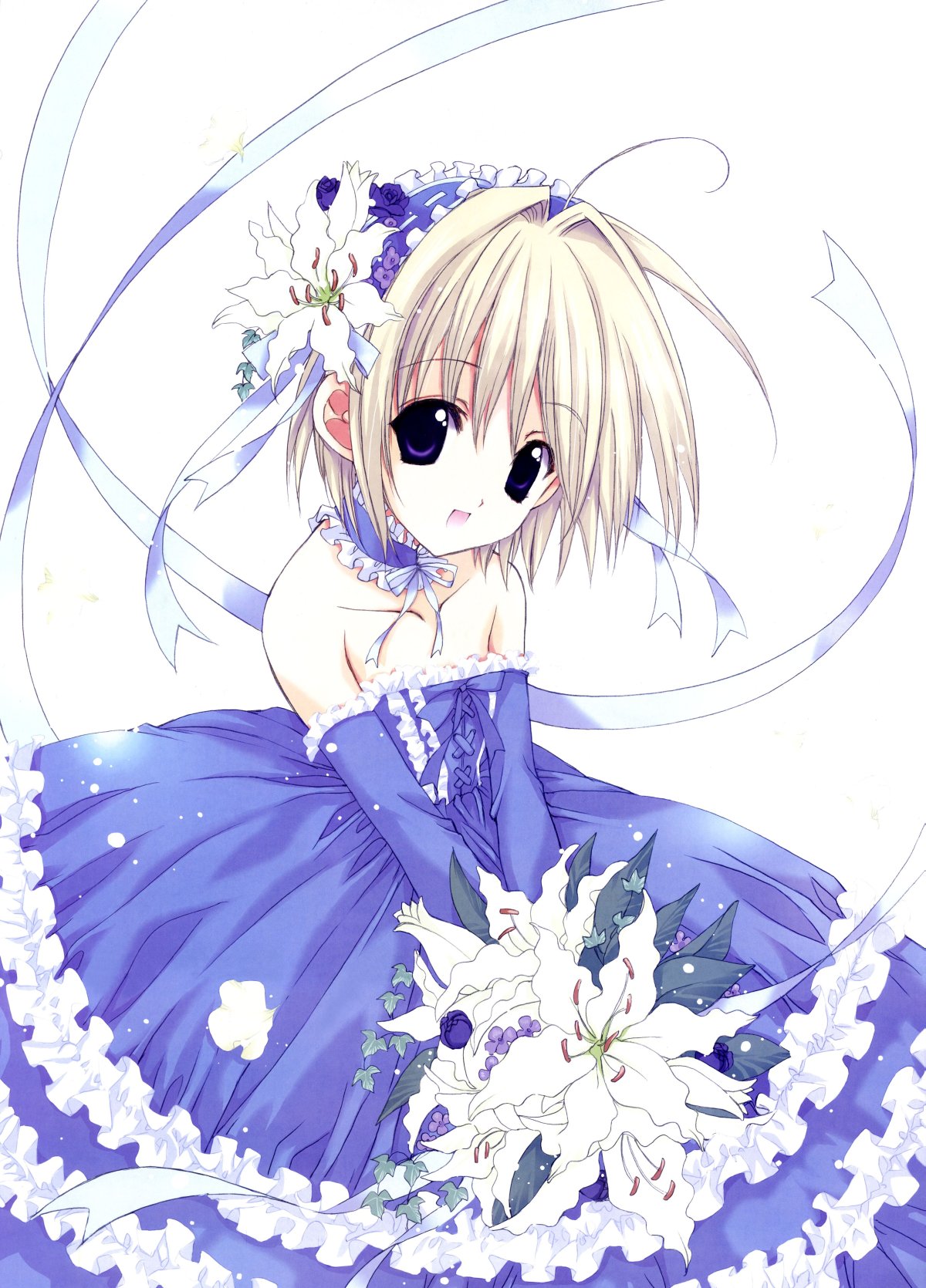 Аниме парень с тортом