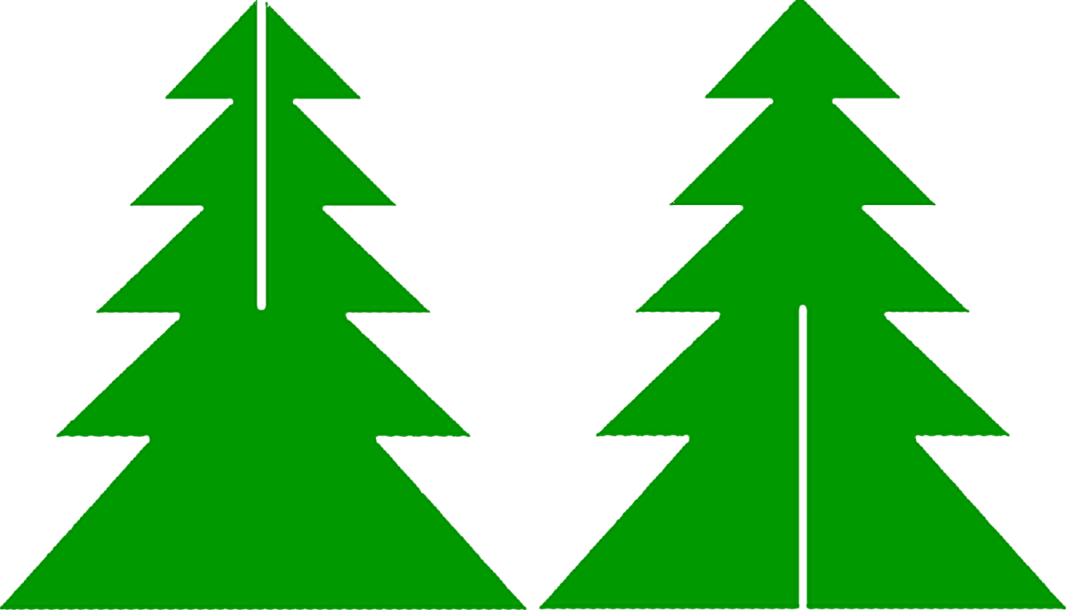 Способы рисования елки для детей