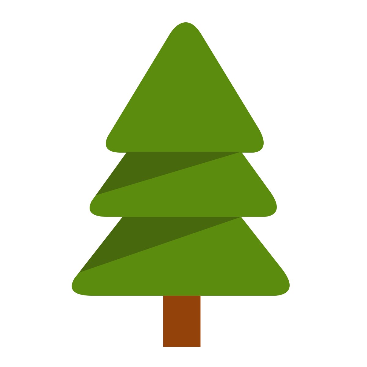 Рисование елки разными способами