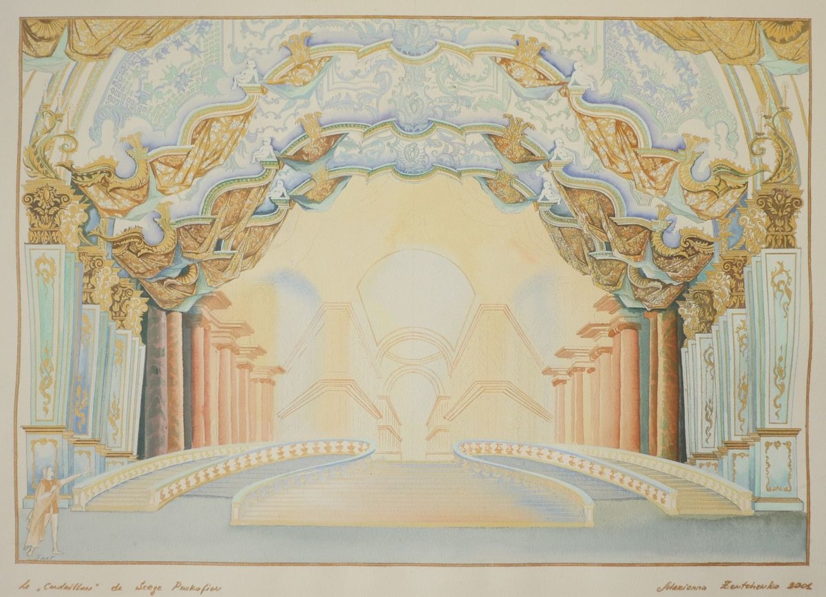 Занавес театра Вахтангова