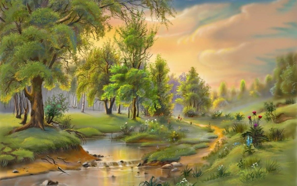 Деревенский пейзаж