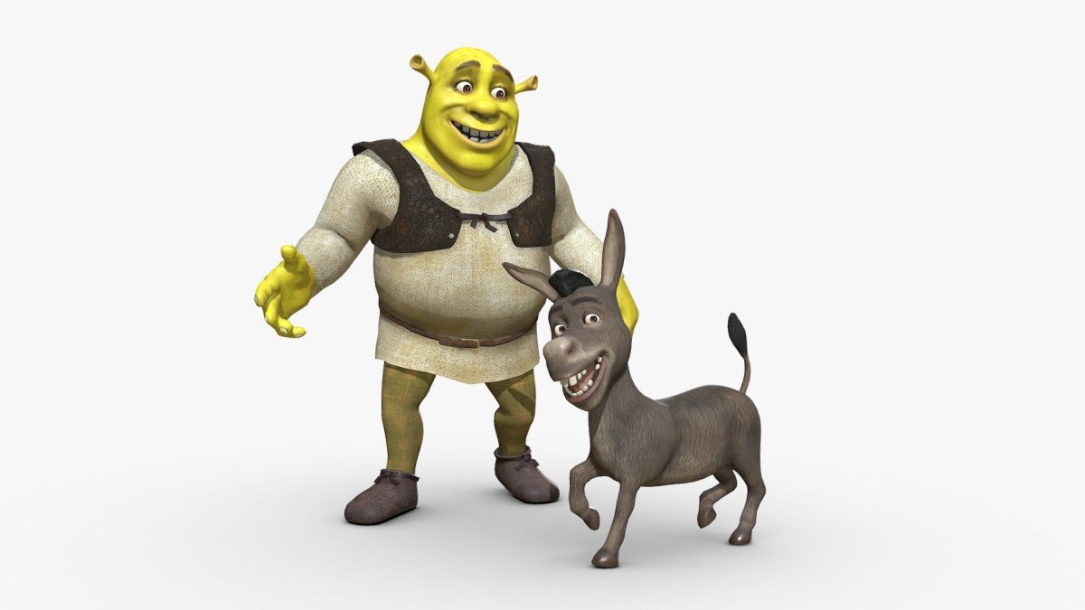 Шрек без фона