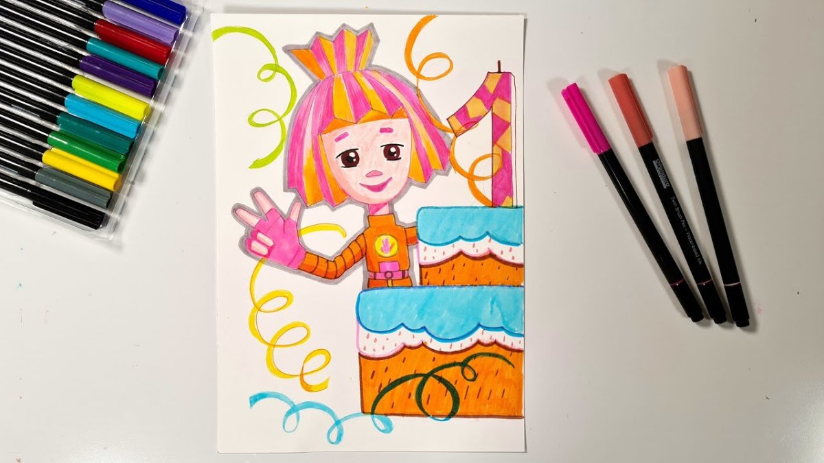 Раскраска "Фиксики"