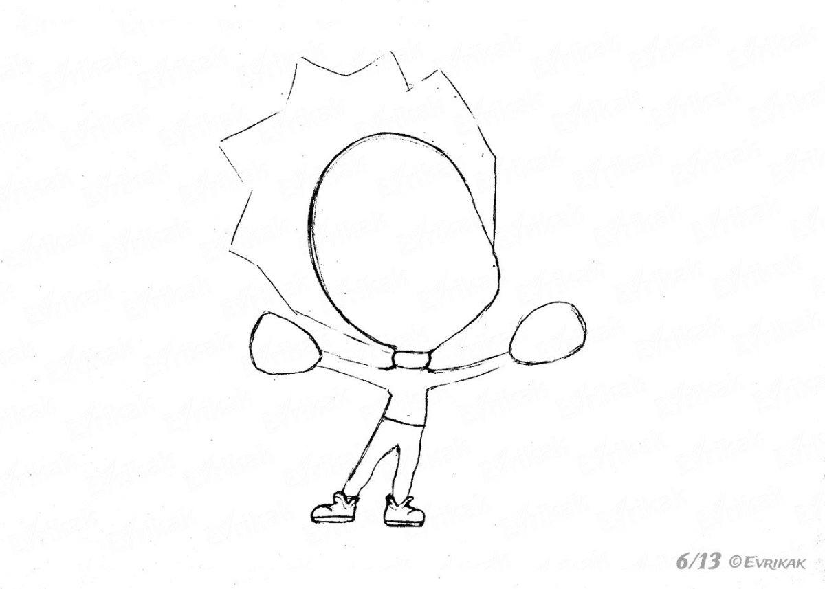 Шпуля Фиксики нарисовать