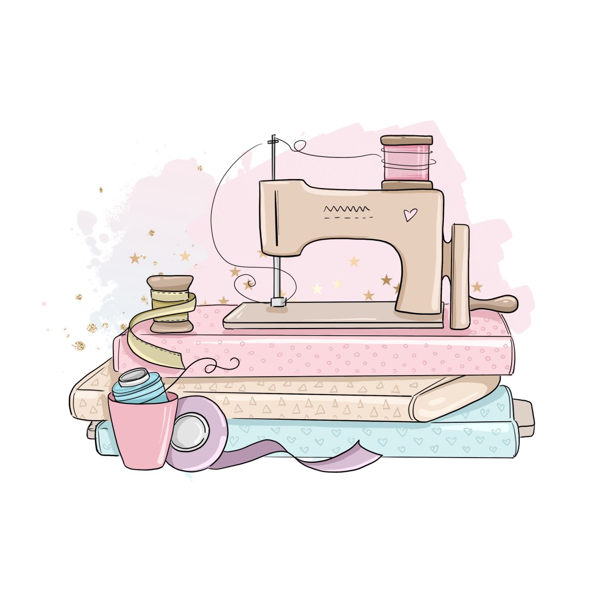 Швея мультяшный