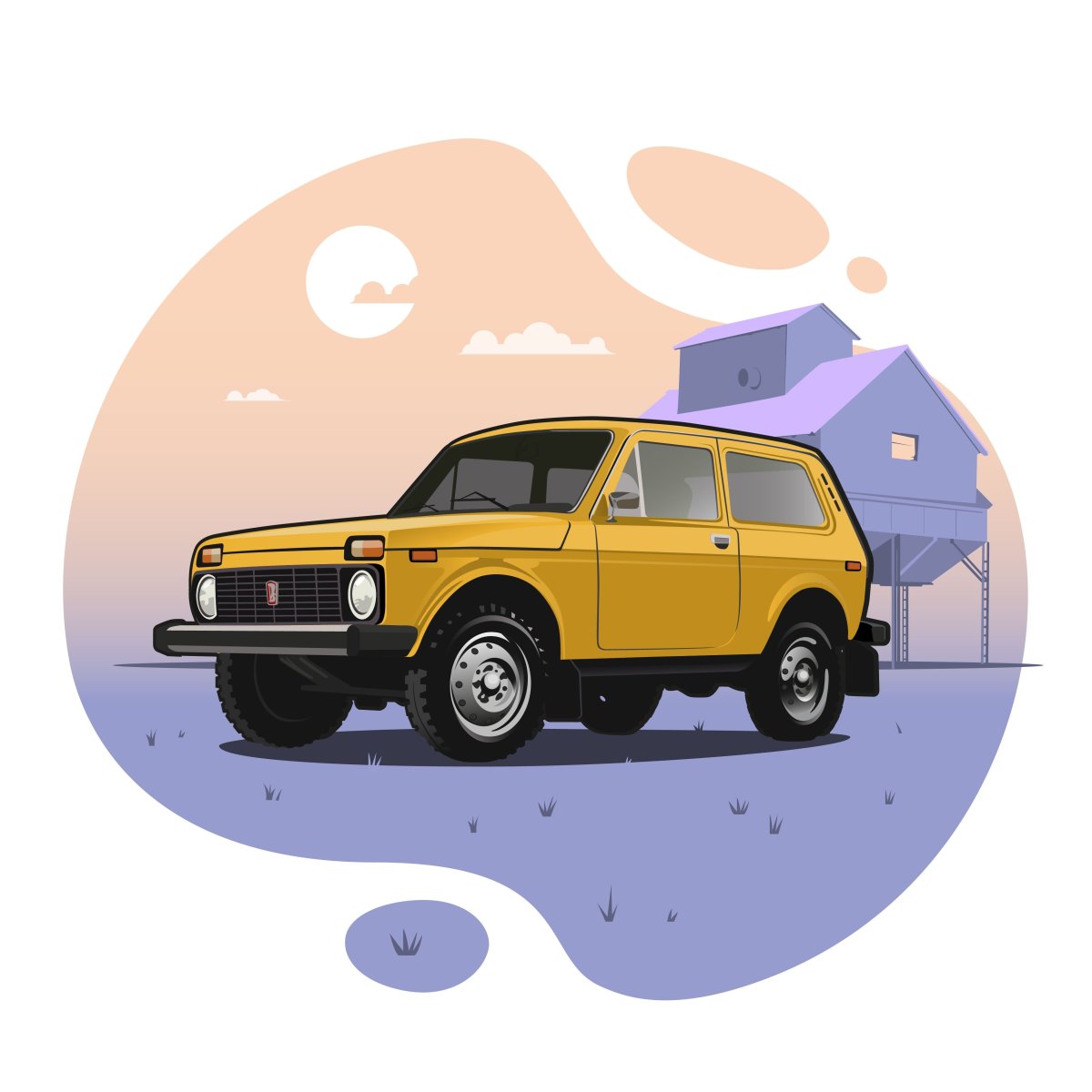 Обвес Магнум на ниву