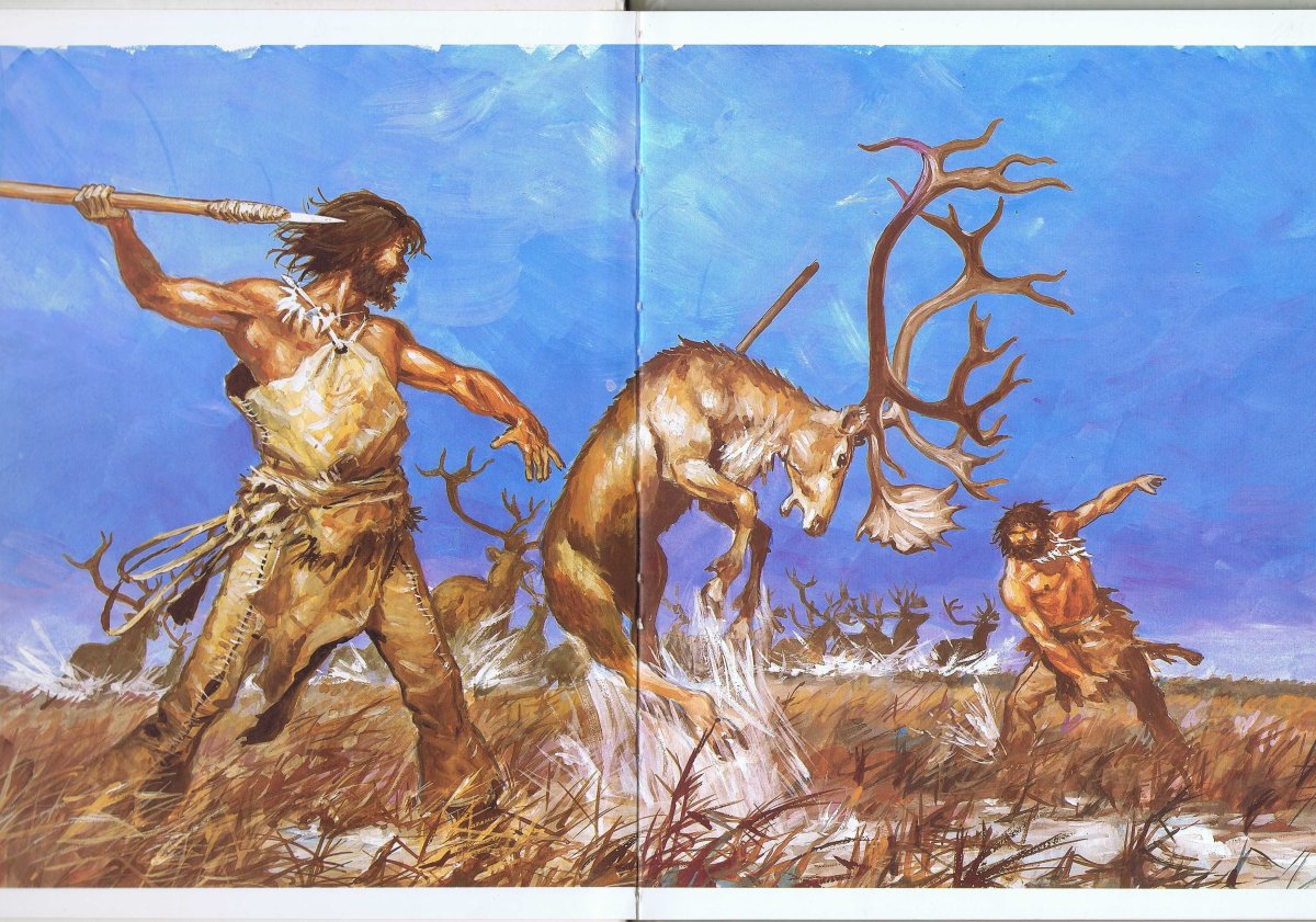 Пьер Жубер картины Первобытное общество