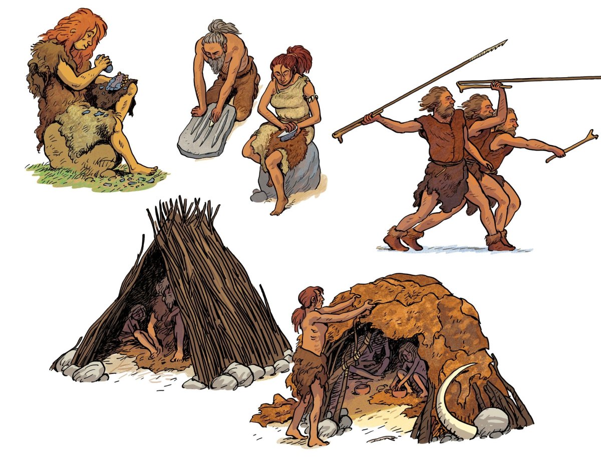 Первобытное общество каменный век