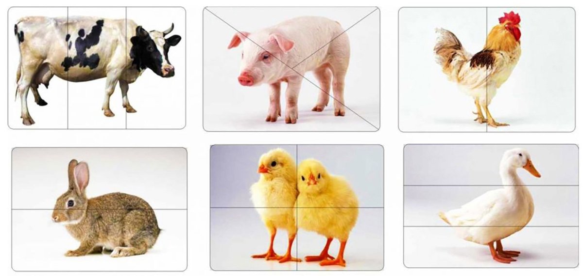 Пазл "домашние животные"