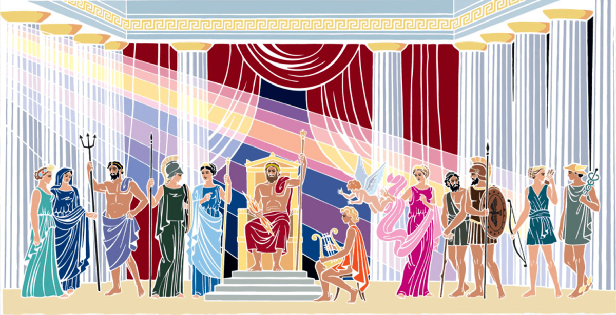 Муза с лирой в руках