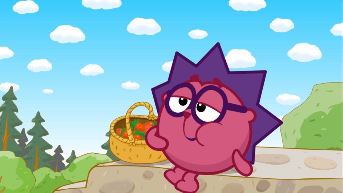 Ёжик Смешарики сбоку