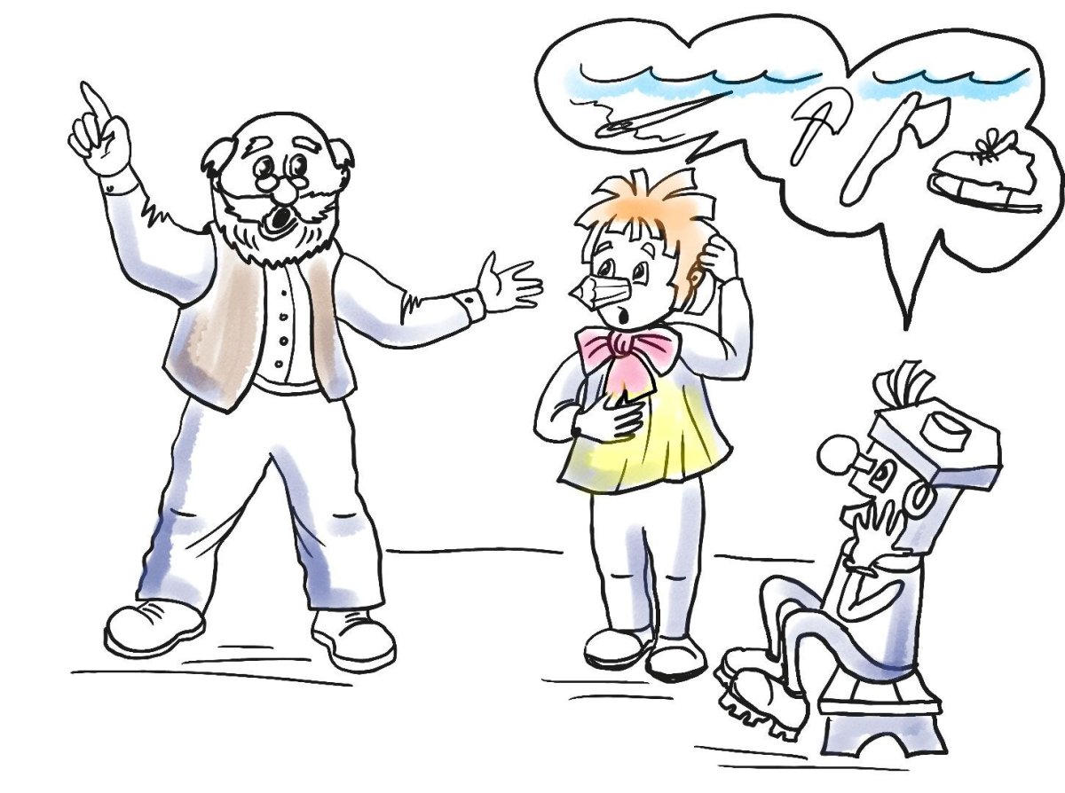 Карандаш и Самоделкин фигурки