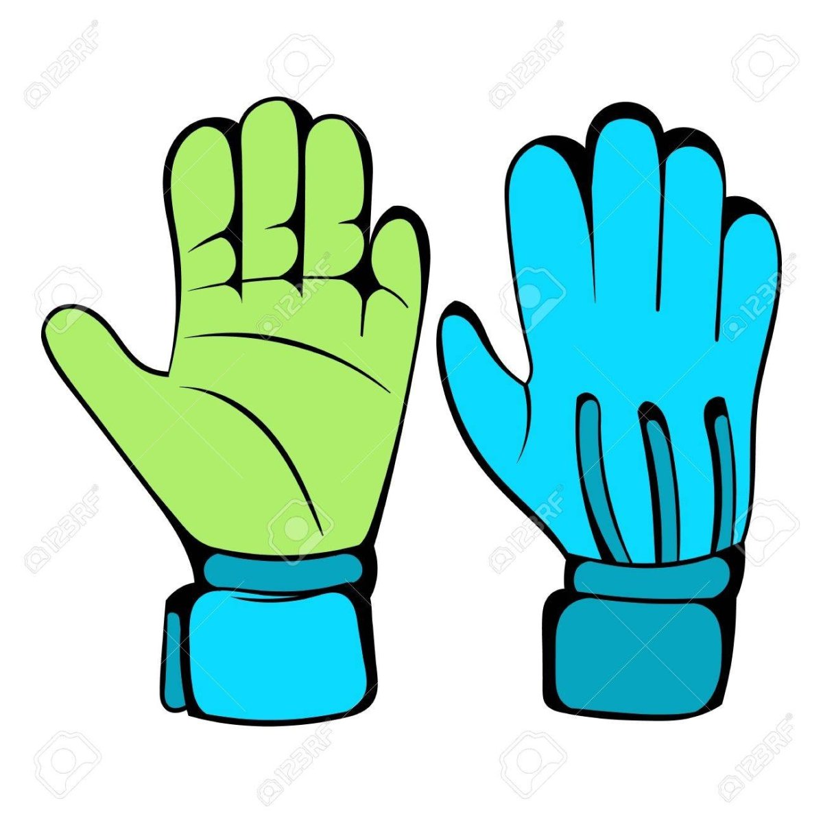 Перчатки мультяшка