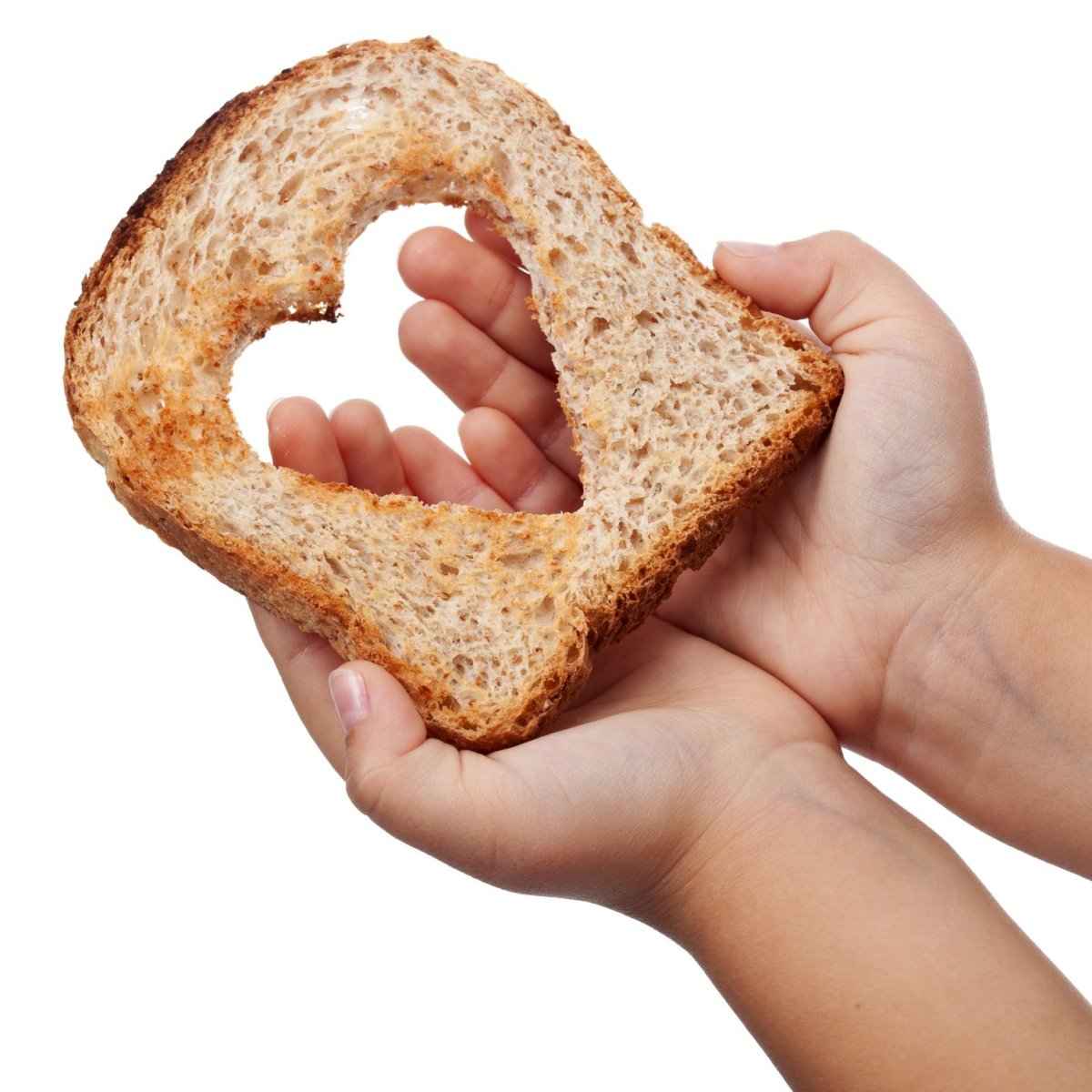 Хлеб в руках