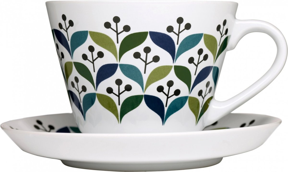 Чашка с блюдцем Retro Sagaform