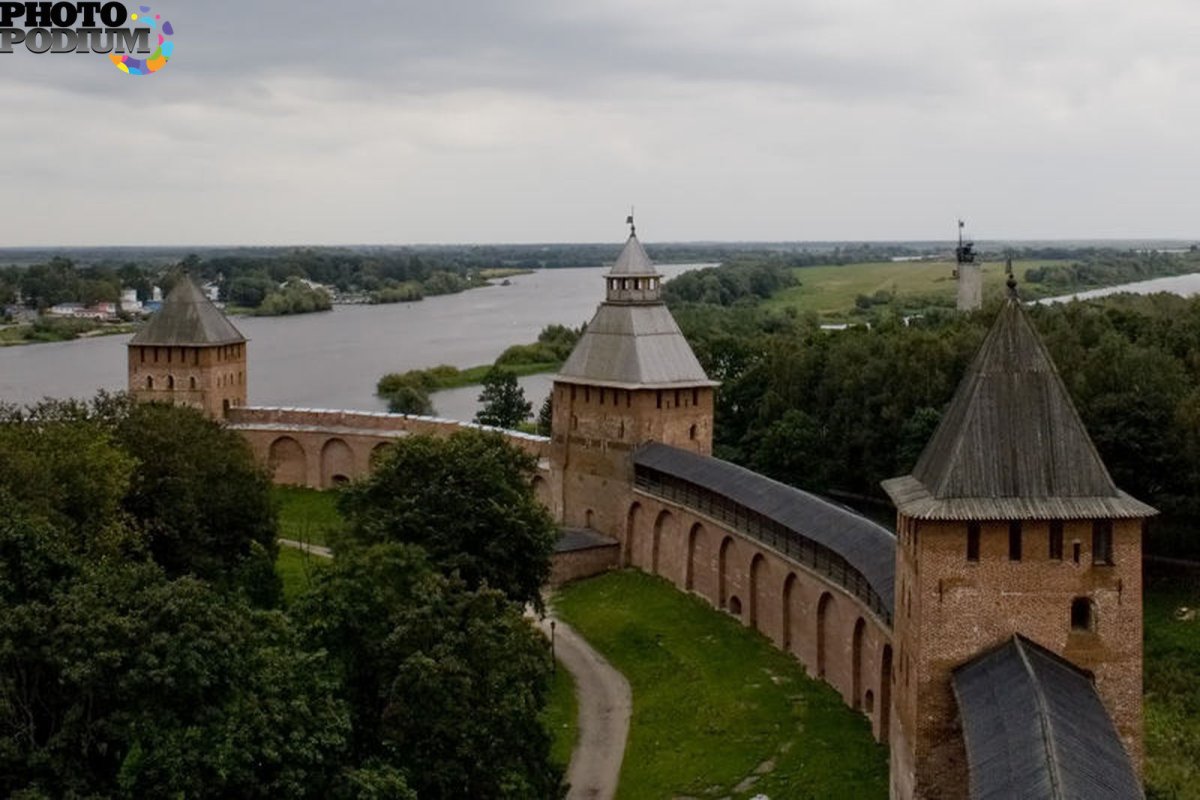 Зимний Великий Новгород Ярославово Дворище