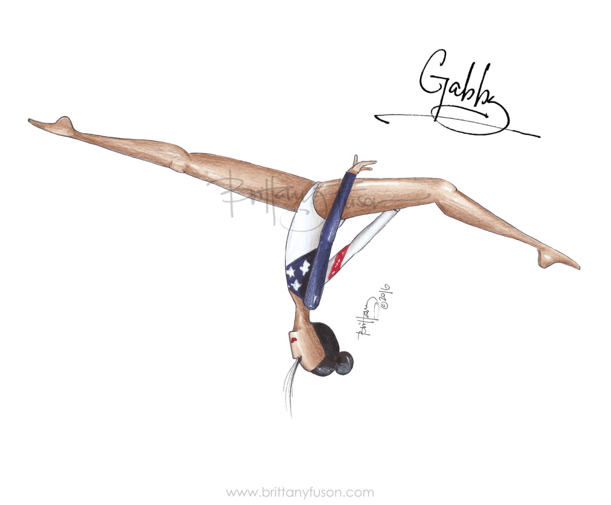 Художественная гимнастика карандашом