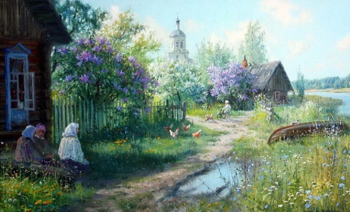 Владимир Юрьевич Жданов (деревня у реки)